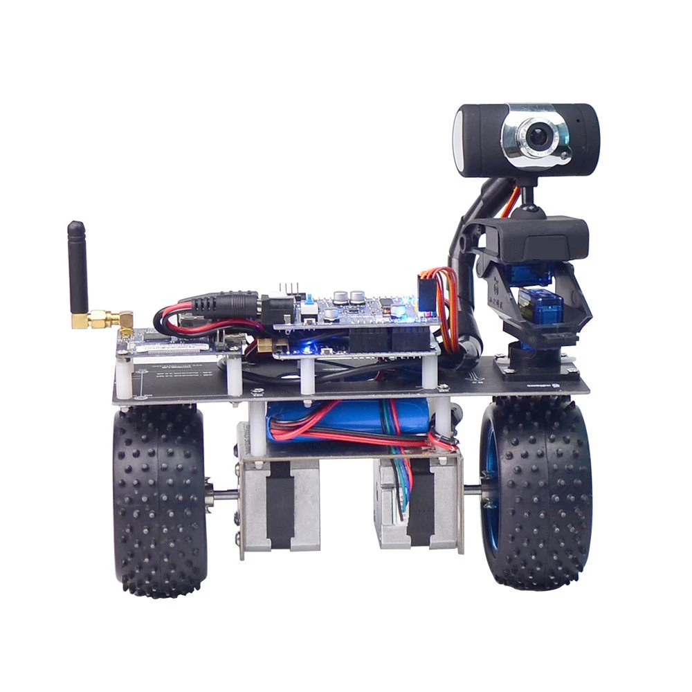 Самобалансирующийся умный робот автомобиль Roly STM32 с Wi Fi и видеомодулем