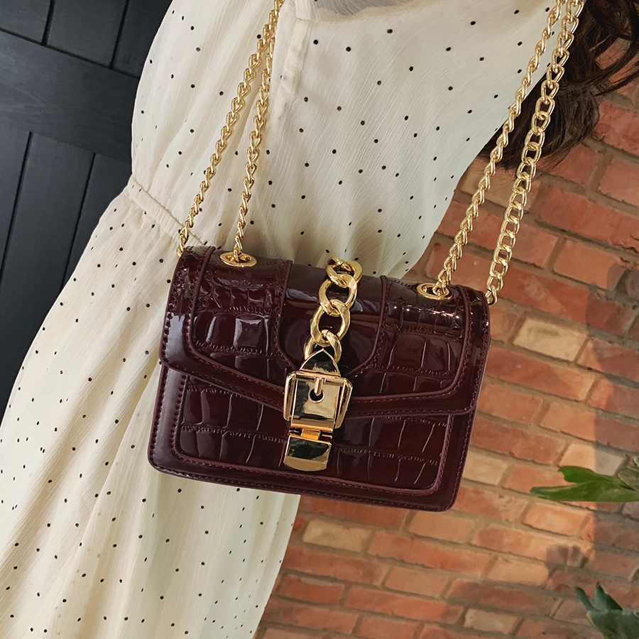 

Brand Women Bags Luxury Handbags Small Crossbody Bags for Women High Quality Leather Shoulder Messenger Bag Ladies Flap Tote Red
