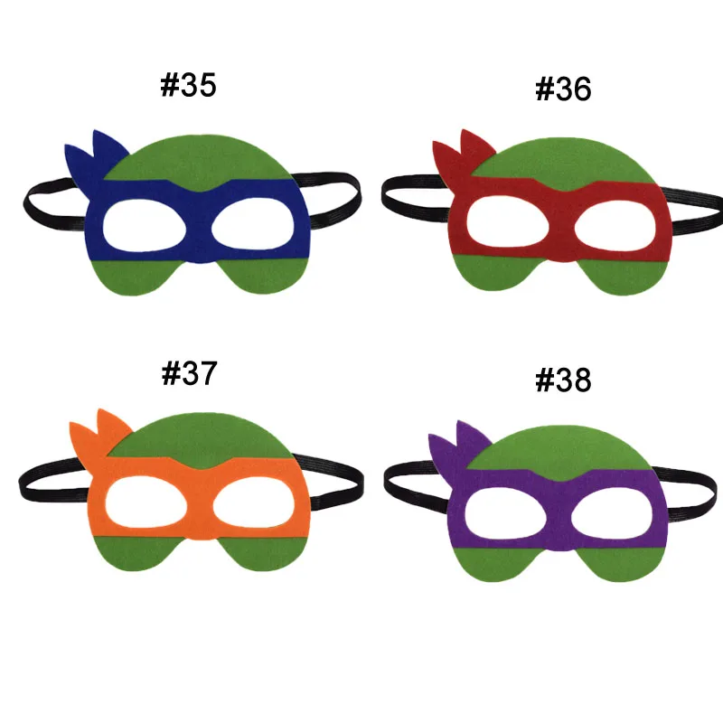 1pc Ninja Turtles Mask Hulk Batman Superhero Cosplay Superman The Avengers Kid Birthday Gift Cosplay Masquerade Party Masks