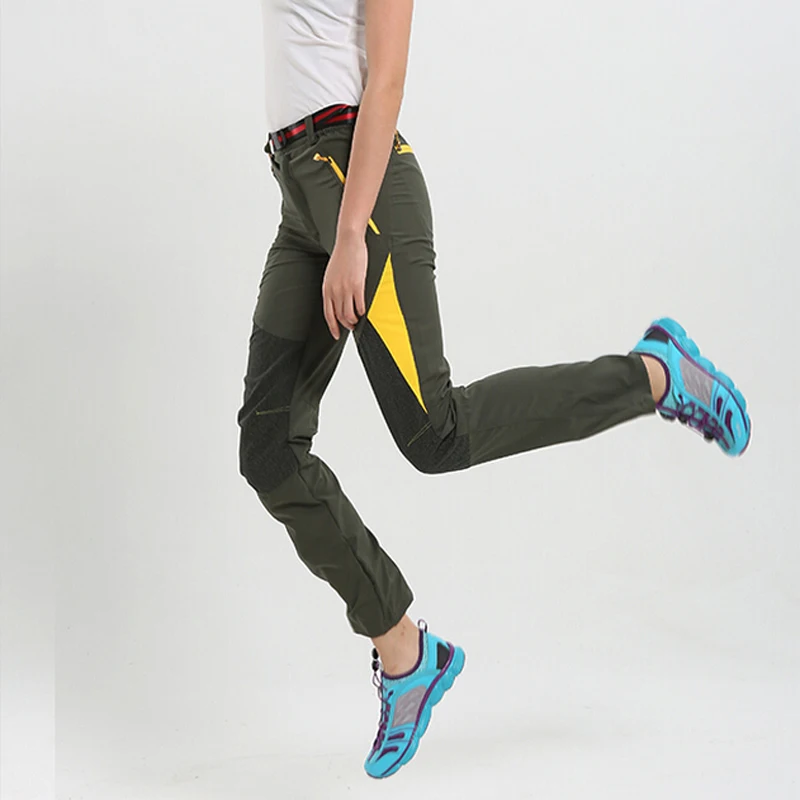 Primavera Verano marca mujeres al aire libre Pantalones de senderismo de secado rápido respirable protección UV Pantalones para acampar turismo trekking deporte