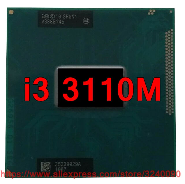 Процессор lntel Core i3 3110M SR0N1(3 м кэш/2,40 ГГц/двухъядерный) i3-3110M процессор для ноутбука