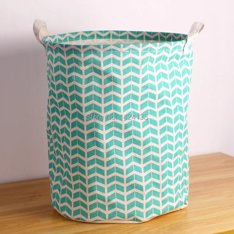 Nice design folded laundry basket with two handles ,easy cleaningin