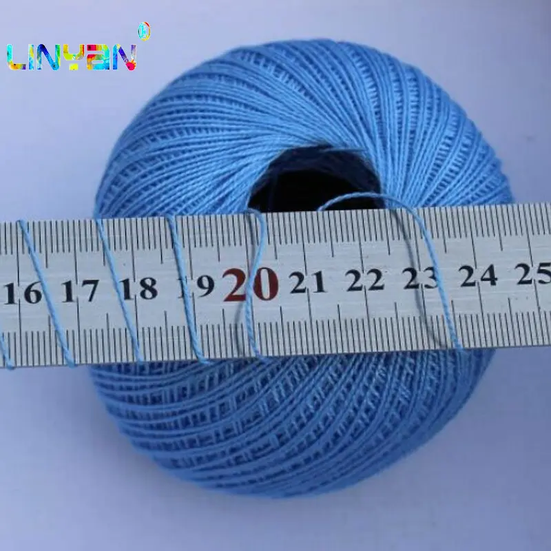 200 г/лот дешевая кружевная пряжа для вязания крючком хлопок laine a tricoter нить ручной