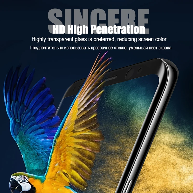 LuckGuard 3D изогнутые крышка из закаленного Стекло для samsung Galaxy S9 Plus чистые полный