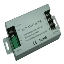 Светодиодный rgb-усилитель контроллер 30A 360 W Алюминий Усилитель RGB DC12-24V для RGB SMD5050 3528 Светодиодные ленты световой сигнал усилитель