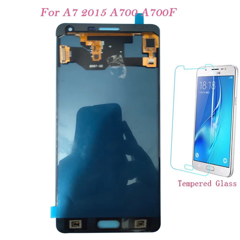 

Test LCD Screen For Samsung Galaxy A7 2015 A700 A700F Touch Screen Digitizer LCD Display For Samsung A7 2015 A700 A700F A700FD