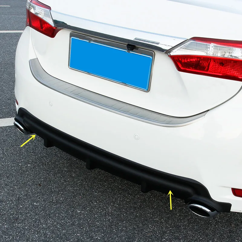 

Rear Bumper Bottom Wing Spoiler Molding Trim 1pcs For Toyota Corolla Sedan 2014-2017 (Not Fit For North America Model)