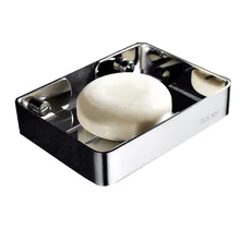 Silver bathroom storage soap holder 304 stainless steel soap rack creative wall hanging soap drain shelves bathroom organizer Silver bathroom storage soap holder 304 stainless steel soap rack creative wall hanging soap drain shelves bathroom organizer