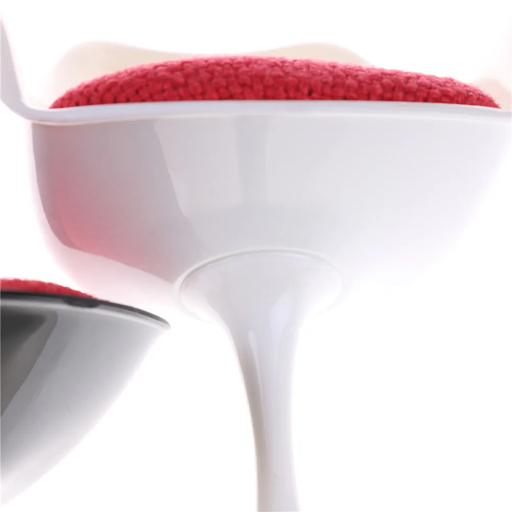 New Dolls Acce Classic 1:6 Scale Plastic Tulip Chair with Cushion Dollhouse Miniature Furniture Decor Toy for Doll House Kids New Dolls Acce Classic 1:6 Scale Plastic Tulip Chair with Cushion Dollhouse Miniature Furniture Decor Toy for Doll House Kids