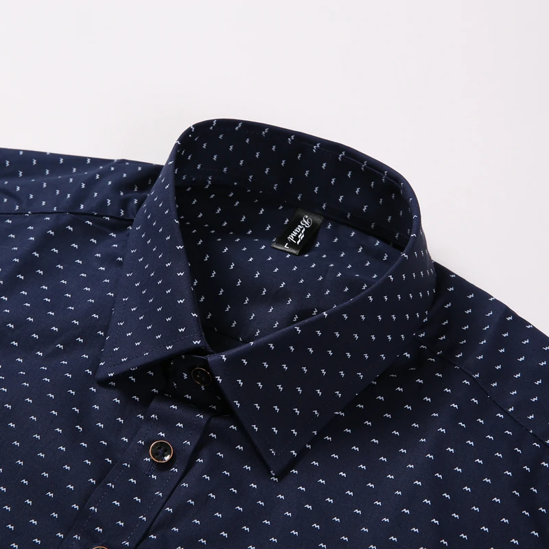 Beste Dudalina Polka Dot Borduurwerk Mannelijke Shirt Mannen Lange Mouw Mannelijke Sociale Man Slim Fit Reserve