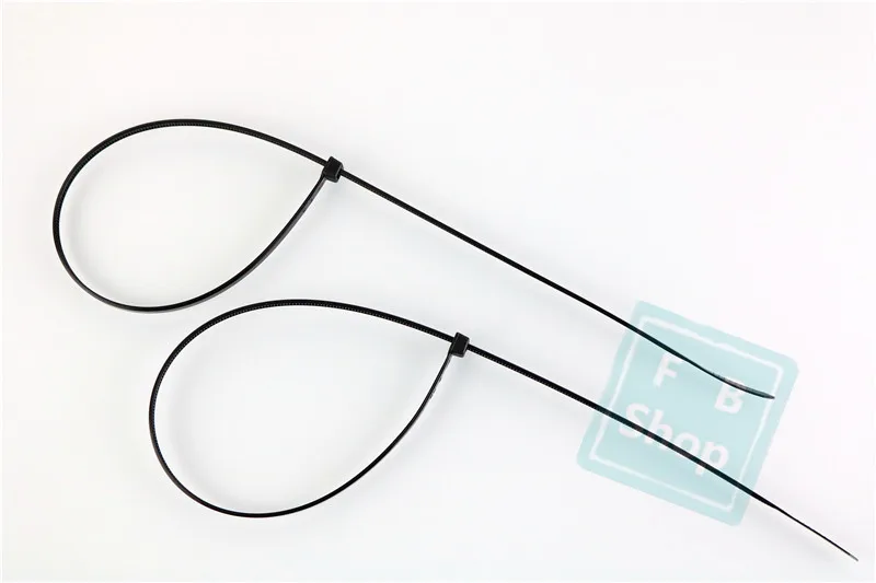 

Free shipping 1000pcs 3*60 3*80 3*100 3*120 3*150 ribbon tie self-locking nylon cable tie band