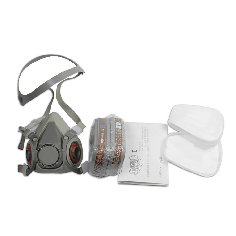 6200 промышленная противогаз для напыления лица, респиратор, анти-сажевые фильтры, Анти-пыль, противотуманные маски, безопасная работа