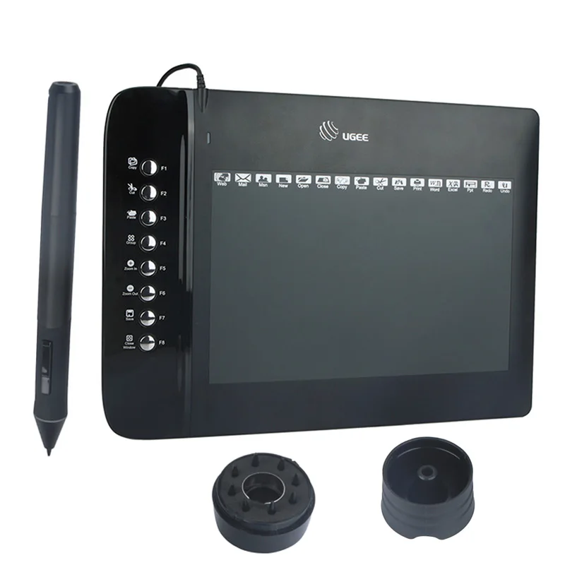 10 X 6 " Usb Graphicstablet For Drawing Digitizing Table Touch Pad For