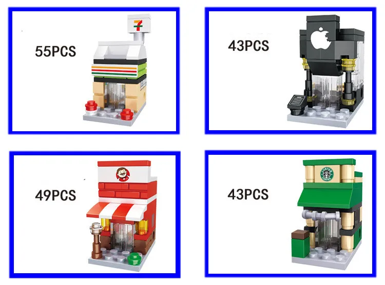 City Mini Street 3D Model legoe (17)