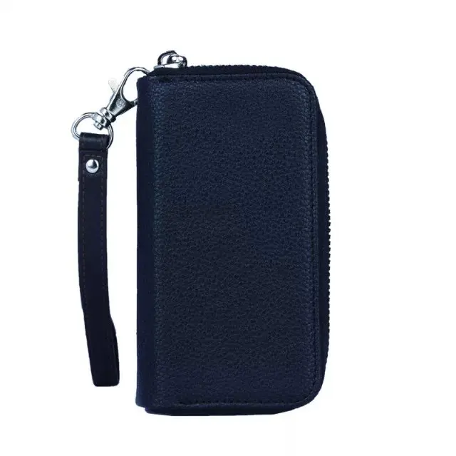 

PU Leather Wristlet Cash Clutch Wallet Card Slot Case Cover For iPhone 5 5S 6 6S Plus Phones Series
