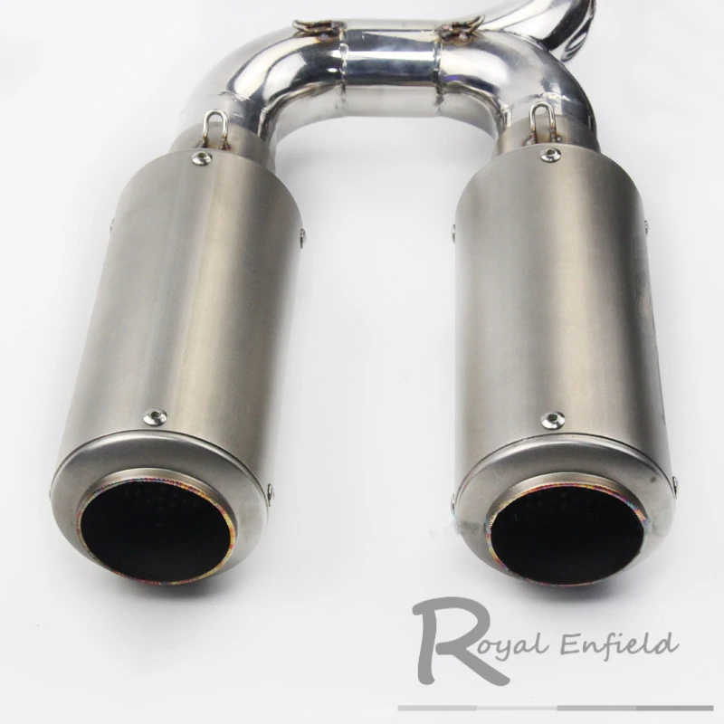 FZ-6N FZ-6S completa del sistema de deslizamiento para Yamaha FZ6N FZ6S FZ6 FZ 6 de Escape de la motocicleta silenciador de Escape con medio de enlace tubo