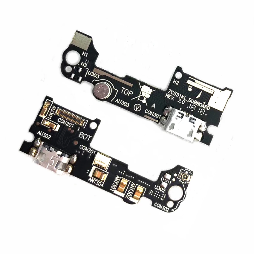 

10pcs USB Charging Port Dock Connector Flex Cable For Asus Zenfone 3 Laser ZC551KL Microphone Board Parts