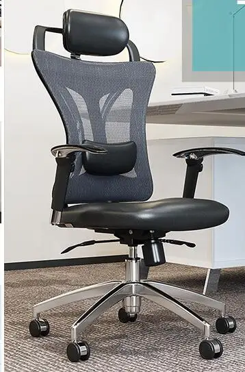 Компьютерное кресло. Кресло шефа. Поворотный подъемник для стула с поддержкой талии
