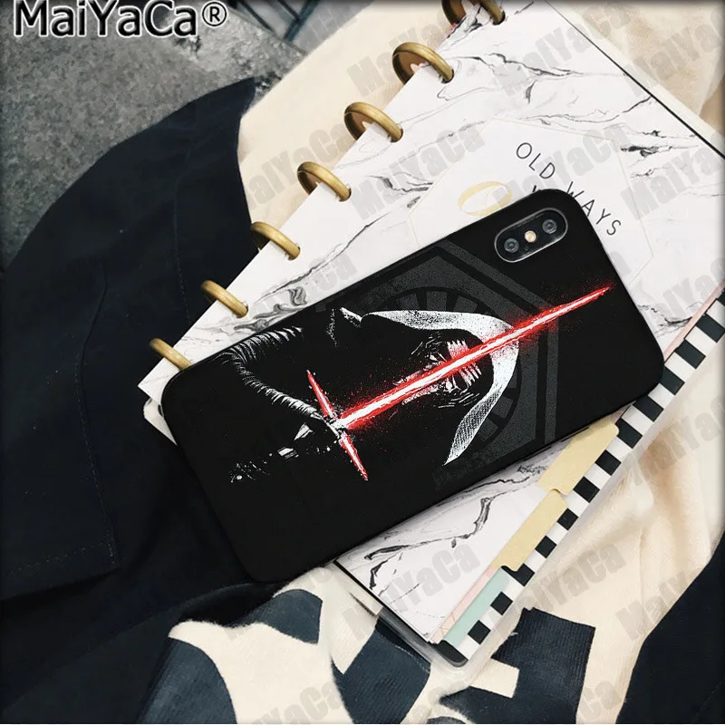 MaiYaCa световой меч Звездные войны черный чехол для телефона Apple iphone 11 pro 8 7 66S Plus X XS MAX 5s SE XR мобильные чехлы - Цвет: A15