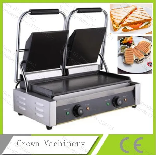 Машина для Панини Teppanyaki Ручная машина выпечки тортов приготовления сэндвичей