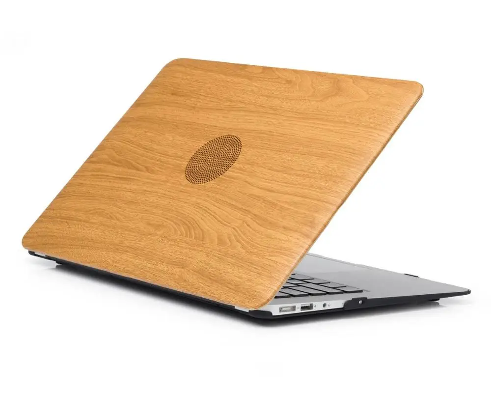 Чехол для ноутбука с текстурой древесины для MacBook Pro retina Air 11 12 13 15, для Mac Air 13 A1932, чехол для Pro 13 15 A1708 A1707 - Цвет: 3-Wood