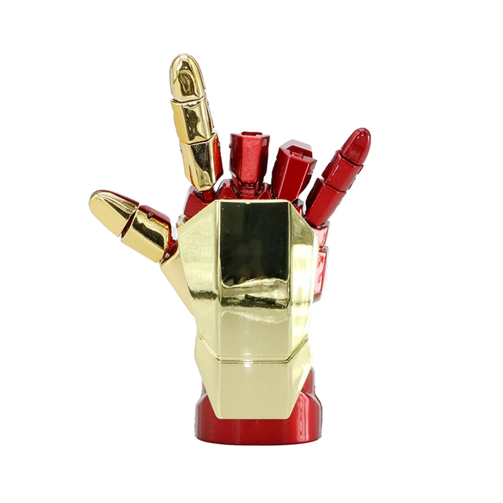 JASTER Cool Iron Men' ручной привод с красным светодиодный USB флэш накопитель Симпсоны 4