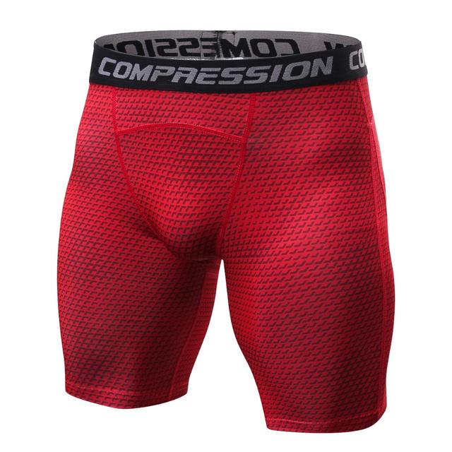 2019 new style Breathable Men’s Compression Shorts MMA Workout Fitness Bottoms Crossfit Skin Tight Comouflage Short Pants