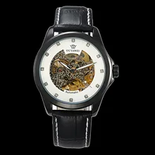 2016 Fashion Luxury Brand Men Wacth Tourbillon Hollow Calendar Automatic Mechanical Watch Mens Watches With Original Box Gift