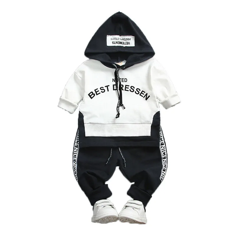 Buy IYEAL New Baby Boys Clothing Sets Fashion Kid Girls Hooded Vest + T ...