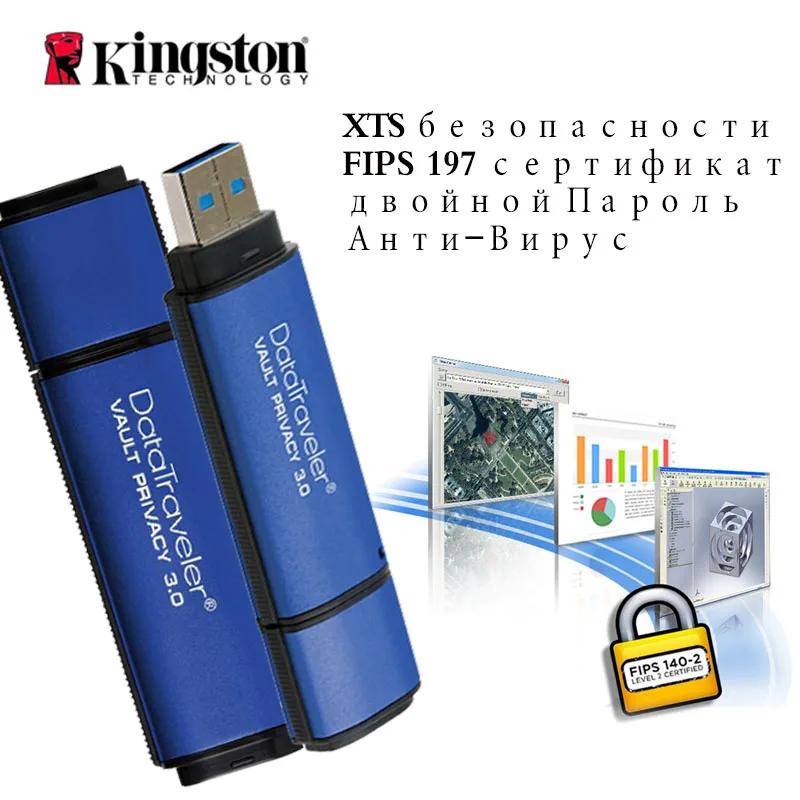 Kingston usb флэш-накопитель 64gb Флешка 16gb 32bg 8gb USB3.0 высокоскоростная usb флешка бизнес-класса аппаратный компактный накопитель с шифрованием