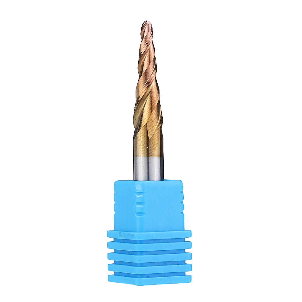 R0.25/R0.5/R0.75/R1.0* 20* D6* 50 2 флейты конические сферические Концевая фреза HRC50 фреза