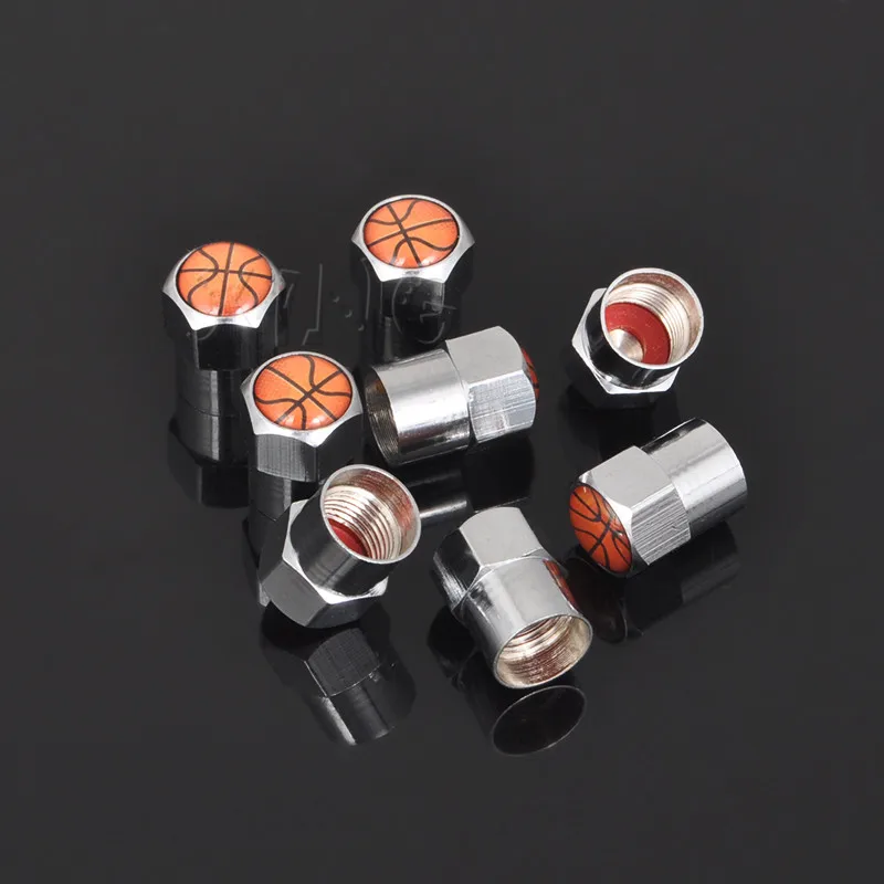 

Car Wheel Tire Valve Caps Motorcycle Bike Tyre Air Stems Cap Auto Basketball Dustproof Cover For BMW Audi Cadillac Accessories