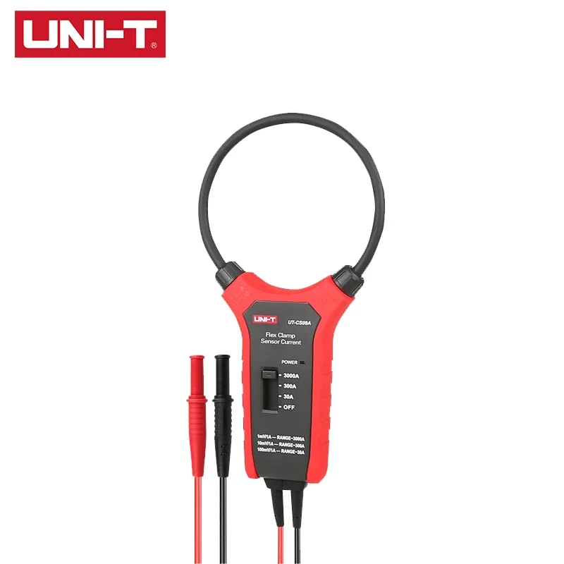 

UNI-T UT-CS09A Flex Clamp Sensor Meter Multimeter 3000A Flexible AC Current Ammeter Oscilloscope Multimeter Current Probe