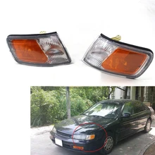 APC Front Clear Lens Car Corner Turn Signal Lights for Honda Accord CD4 CD5 1994 1997