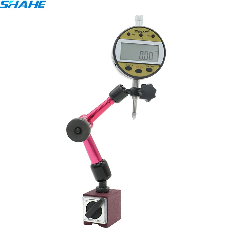 

SHAHE Magnetic force 30kg Mini Universal Flexible Magnetic Base Holder Stand with digital Indicator Tools