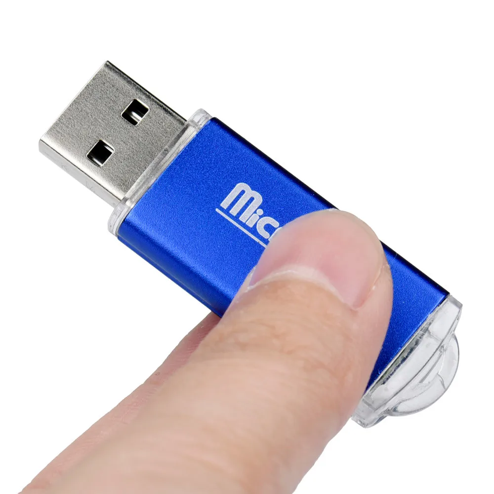 Новый Портативный адаптер USB 2,0 Micro SD Карта памяти SDHC reader usb sd card reader A30