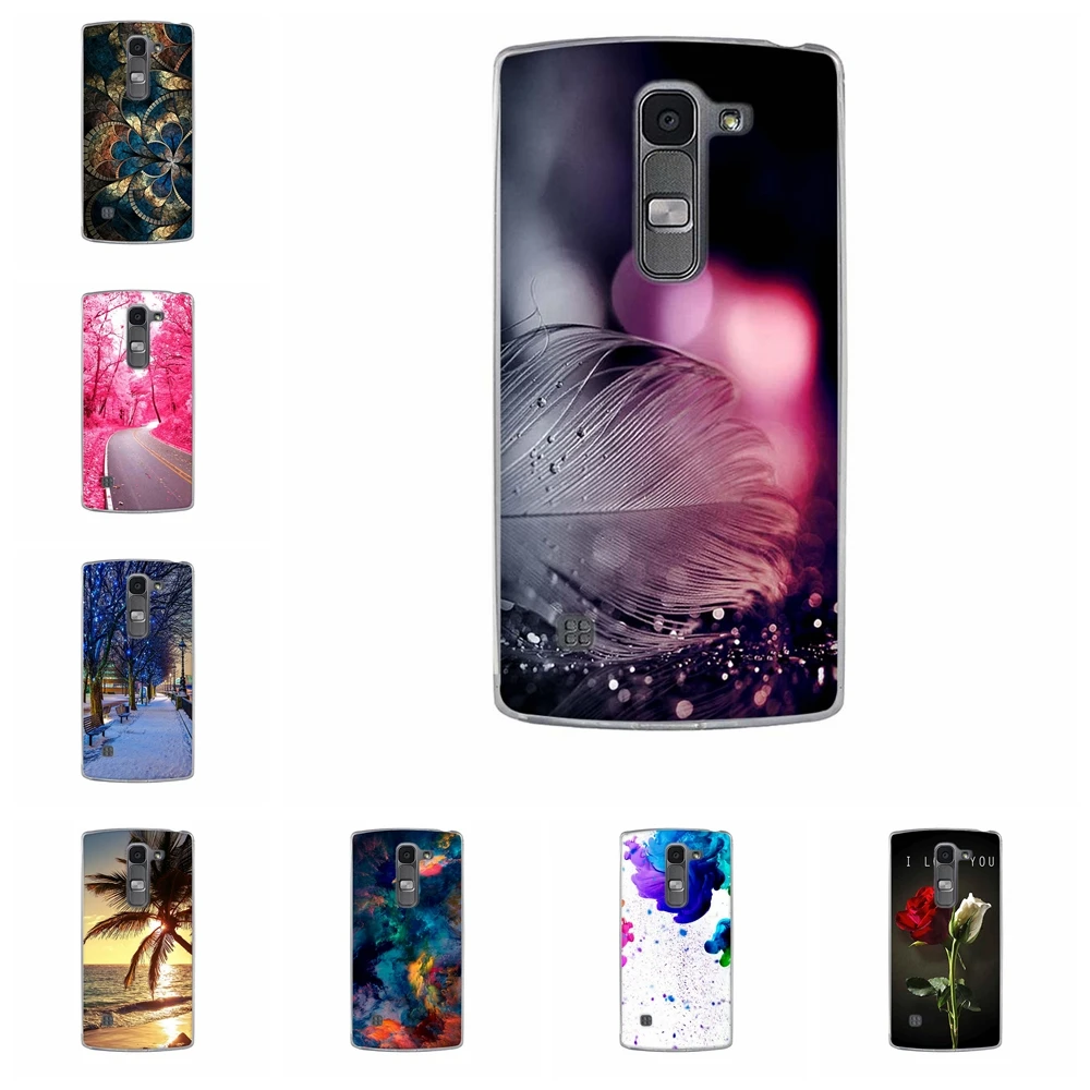 

Back Cover For LG Spirit 4G LTE H440Y H422 H440N H420 Soft Silicone Case For LG Spirit TPU 3D Painting 4.7" Phone Shell Fundas