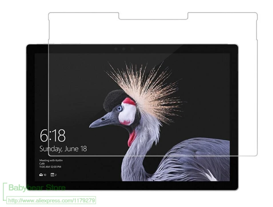 2017 новая поверхность Pro5 9H закаленное стекло для Microsoft Surface Pro 5 стол прозрачная