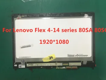 

1080P IPS LCD Touch Assembly WITH Frame for 14 inch for Lenovo Ideapad Flex4 14 Flex 4-14 Flex 4 14 flex4-14 1470 1480 1435