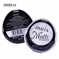 MEIS бренд матовая палитра теней матовая Косметика для макияжа металлик 1 Цвет телесного цвета сливочный пигментированные Профессиональные