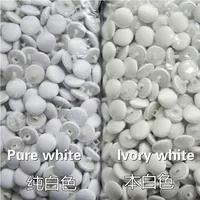 10Pcs/Lot Colorful Satin Cloth Button Wedding Dress Back Coat Shirt Diy Clothes Dress Decoration 2