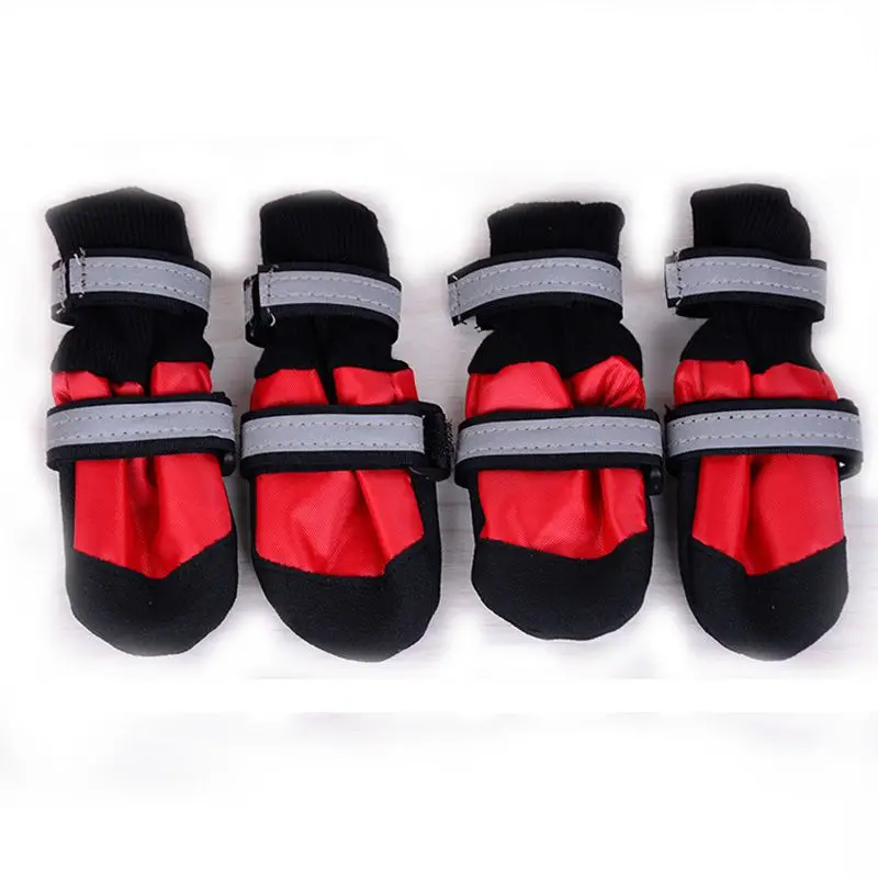 Oxford Waterproof Dog Shoes For Large small Dogs Hiking Shoes Labrador