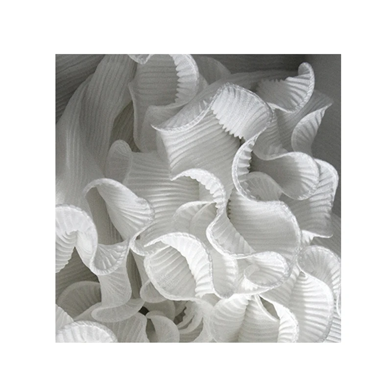 Однослойная плиссированная волнистая 3d гофрированная дизайнерская ткань для лоскутного шитья bazin riche getzner tissus telas por metros