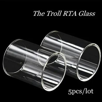

5PCS/Lot Replacement Clear Pyrex Glass Tube for The Troll RTA