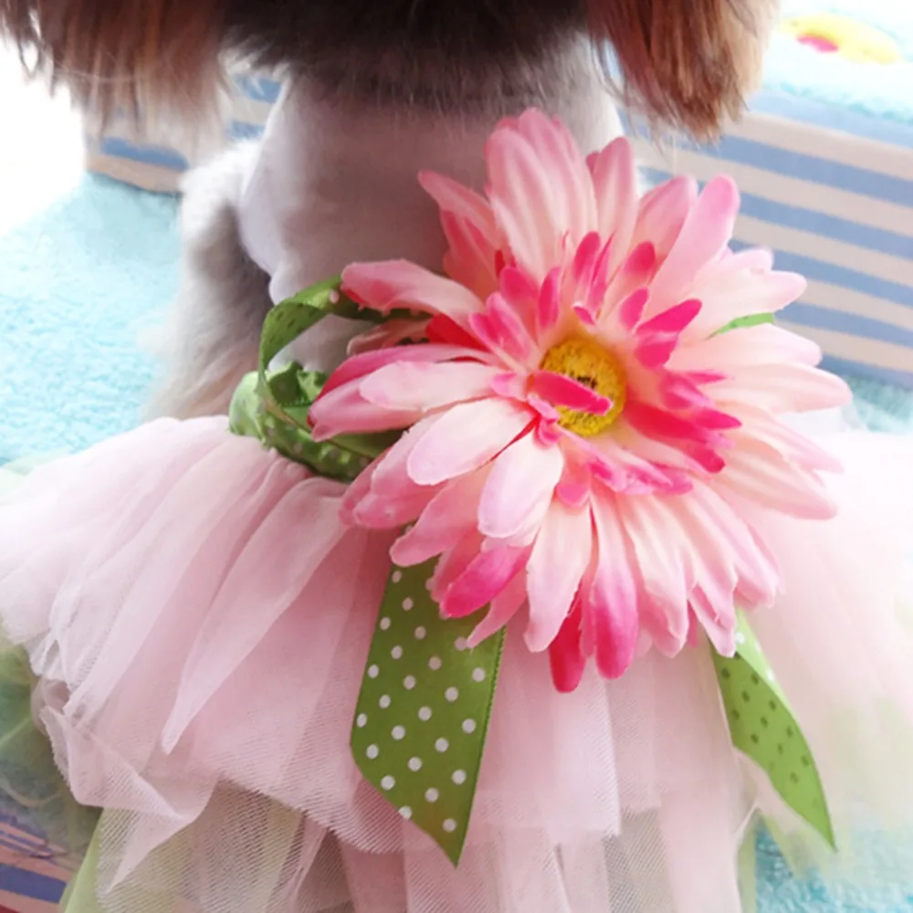 

Summer Dog Clothes for Dog Dress Tutu Pet Puppy Clothes Cat Skirt Wedding Dresses Pet Apparel Ropa de Cachorro