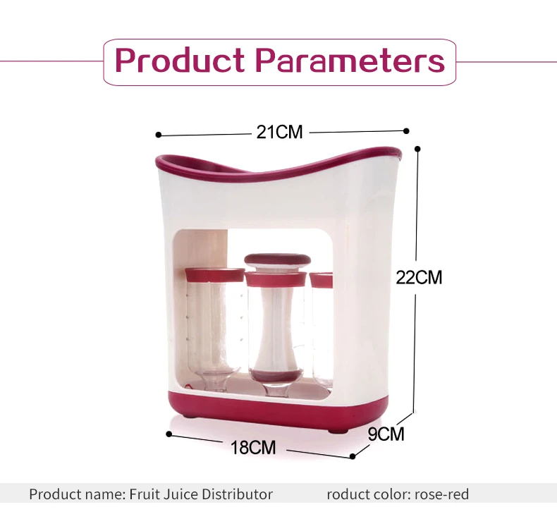 Детские пищевые контейнеры для хранения, принадлежности для кормления новорожденных, фруктовый сок