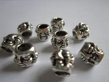 

10pcs-20pcs Tibetan silver hair braid dread dreadlock beads rings tube approx 4.8mm hole for hair accessories