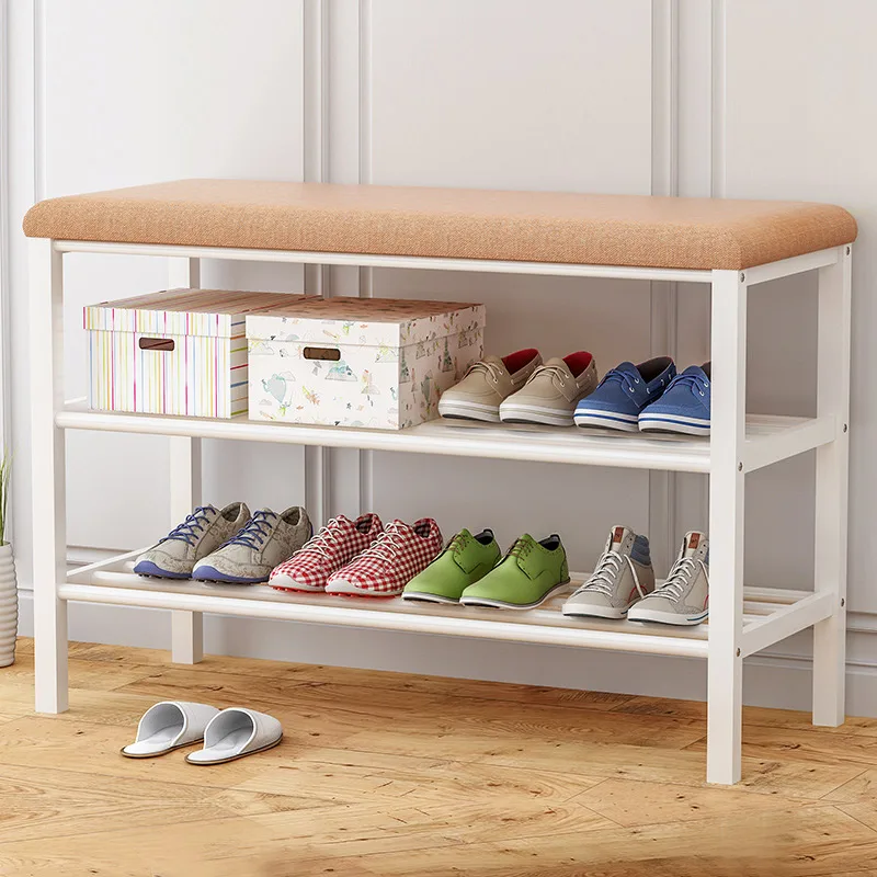 Simple Multi-layer Shoe Rack Economic Storage Rack Shoe Cabinet Entrance Space-saving Assembly Change Shoe Bench Home Furniture