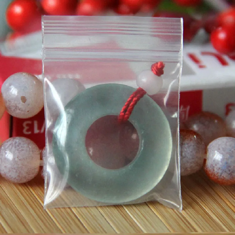 PE Poly Small Pack-bag 1000pcs Super Thick Zip Lock Bags / Clear Plastic Mini Pouch Zipper Grip Resealable Jewelry Pill Package 2