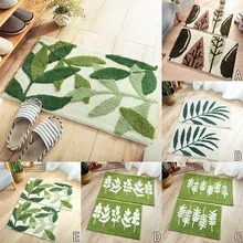 Новинка, креативный напольный коврик с растительным узором, Впитывающий Коврик для двери ванной комнаты, коврик для двери в коридоре, для кухни